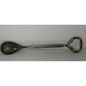Rare ~ Barkeeper's Metal Spoon / Bottle Opener ~ Hank O'Day Tavern Charleston IL